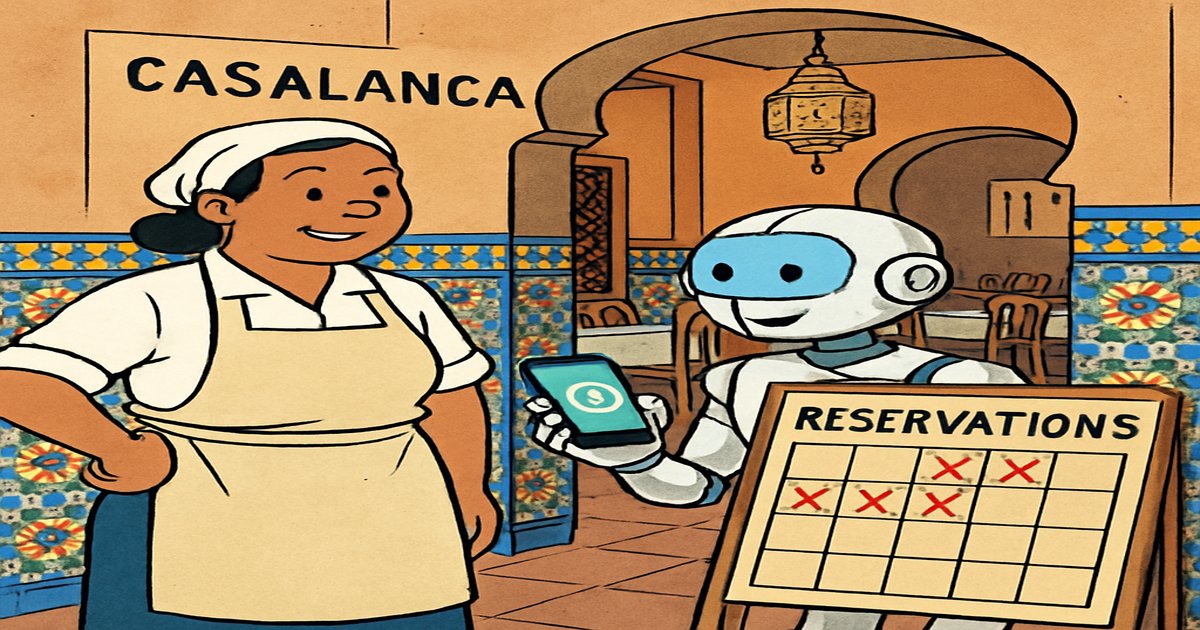 Comment le restaurant de Fatima à Casablanca a doublé ses réservations en ligne en 60 jours avec l'IA
