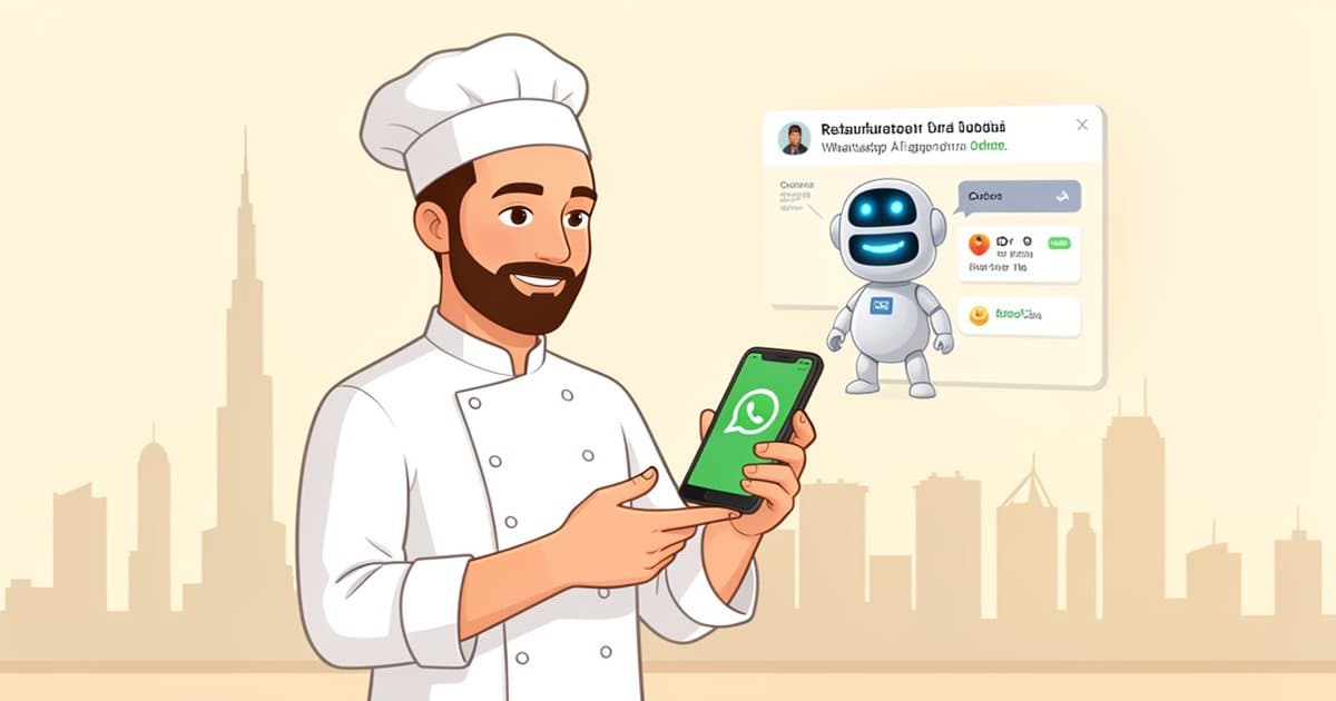 Comment un restaurateur à Dubai peut augmenter ses commandes en ligne de 45% avec un agent IA WhatsApp