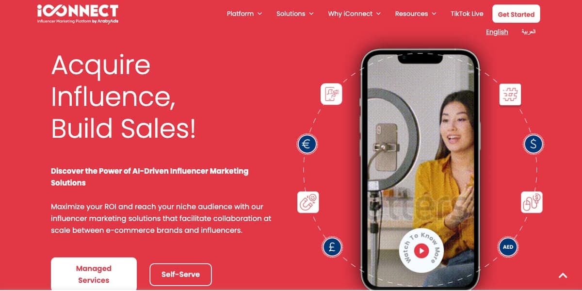 iConnect : Plateforme d’influence marketing pilotée par la donnée : marques e-commerce et créateurs collaborent à grande échelle, avec un suivi du retour sur investissement.