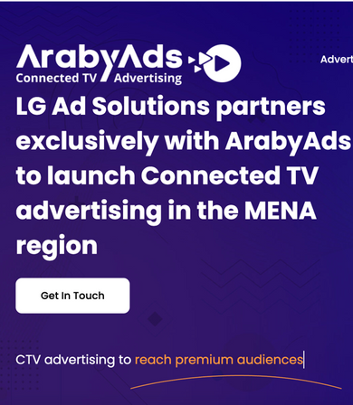 Tarek Nachnouchi Digital Expert created lg solutions partners exclusively with arabic tv to launch connected tv advertising in the mena region
